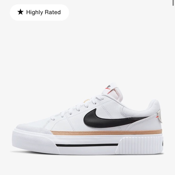 NWT NIKE Womens Court Legacy Lift Sneaker 8.5 - Picture 4 of 8